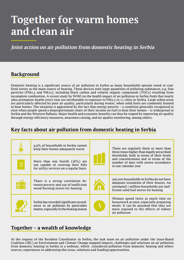 Cover of outreach brief